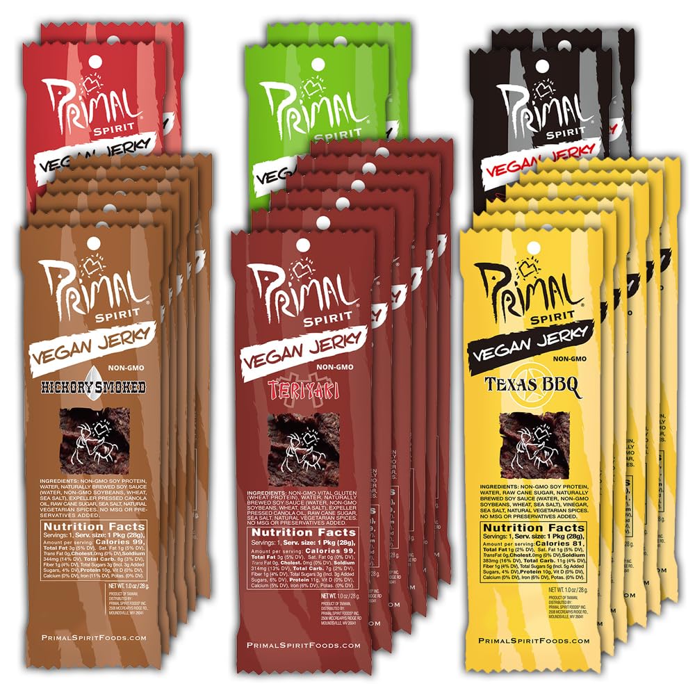 Primal Spirit Foods packaging front showing box and branding, convenient variety