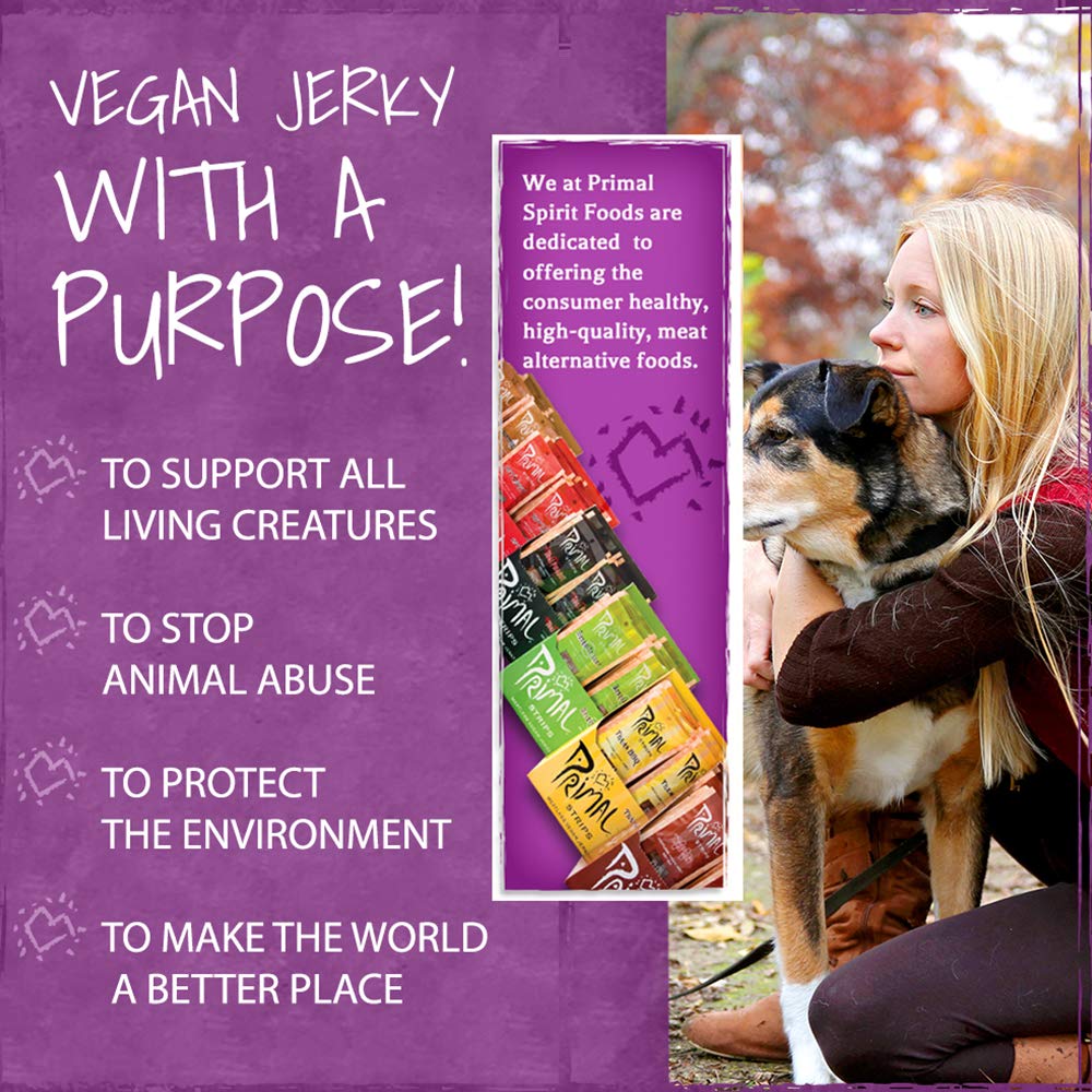 Primal Spirit hickory smoked jerky on plate demonstrating smoky flavor appeal