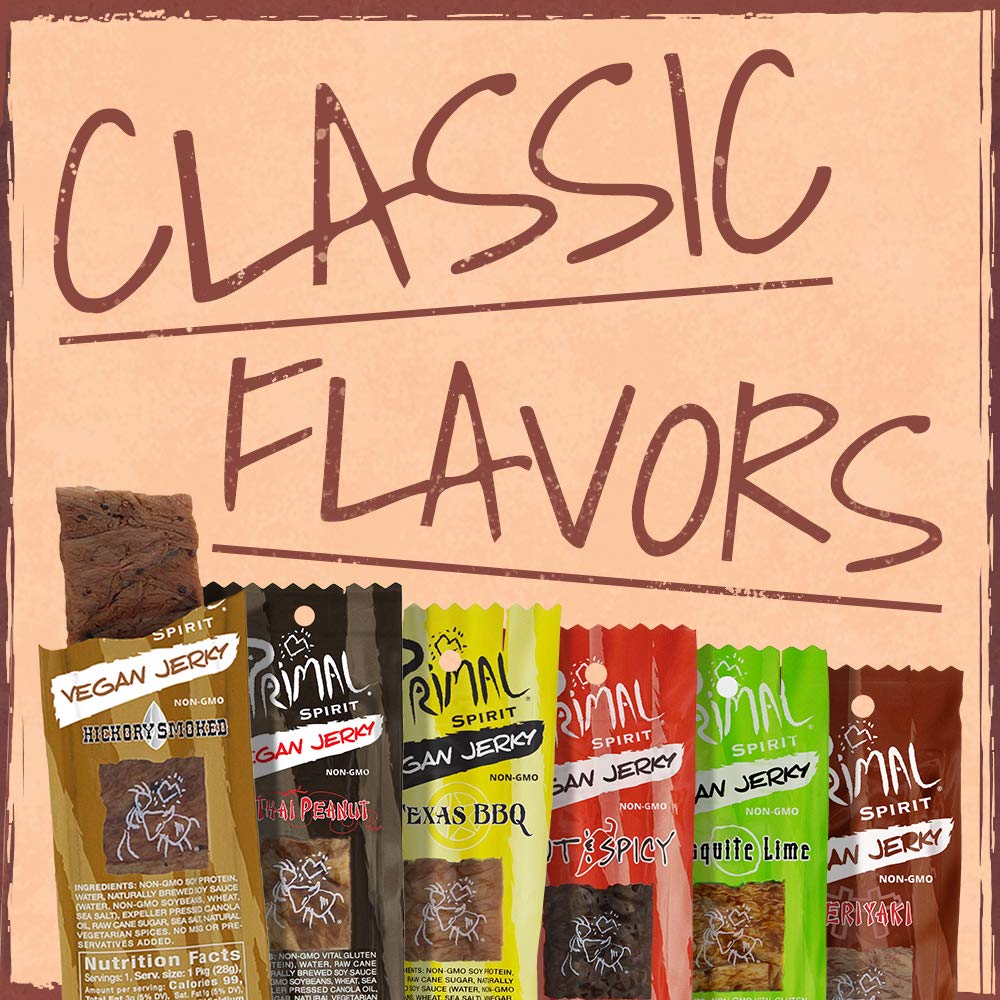 Primal Spirit size comparison beside hand illustrating portable snack convenience