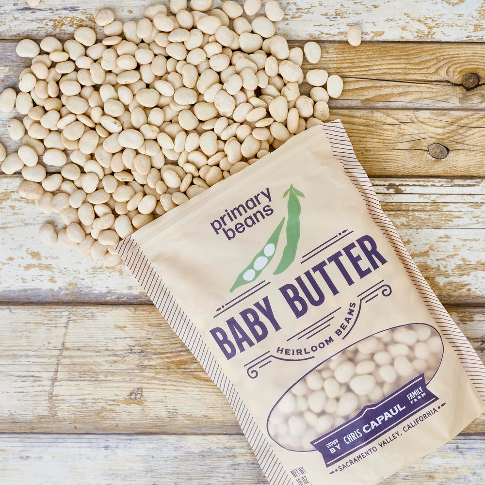Primary Beans blended spread on toast showing silky spreadability and savory topping benefit