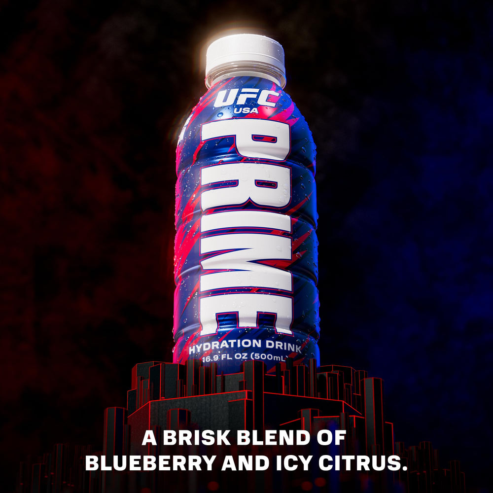 PRIME Hydration bottle close-up label showing BCAAs and electrolytes for clarity