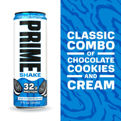 PRIME HYDRATION can top and pull tab highlighting shelf-stable portability