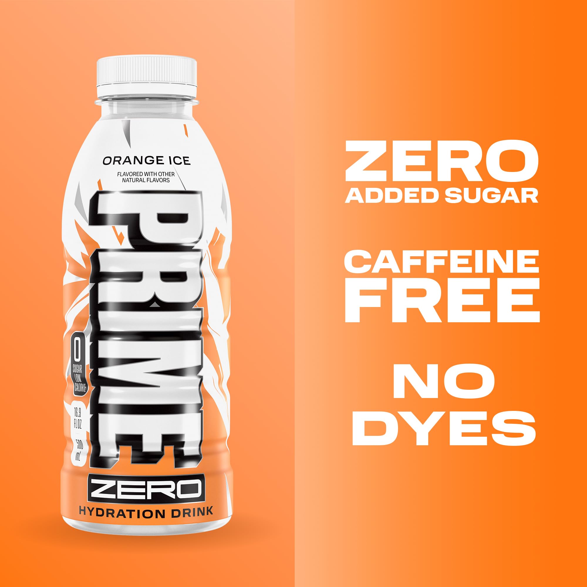 PRIME HYDRATION close-up bubbles texture illustrating crisp, light taste