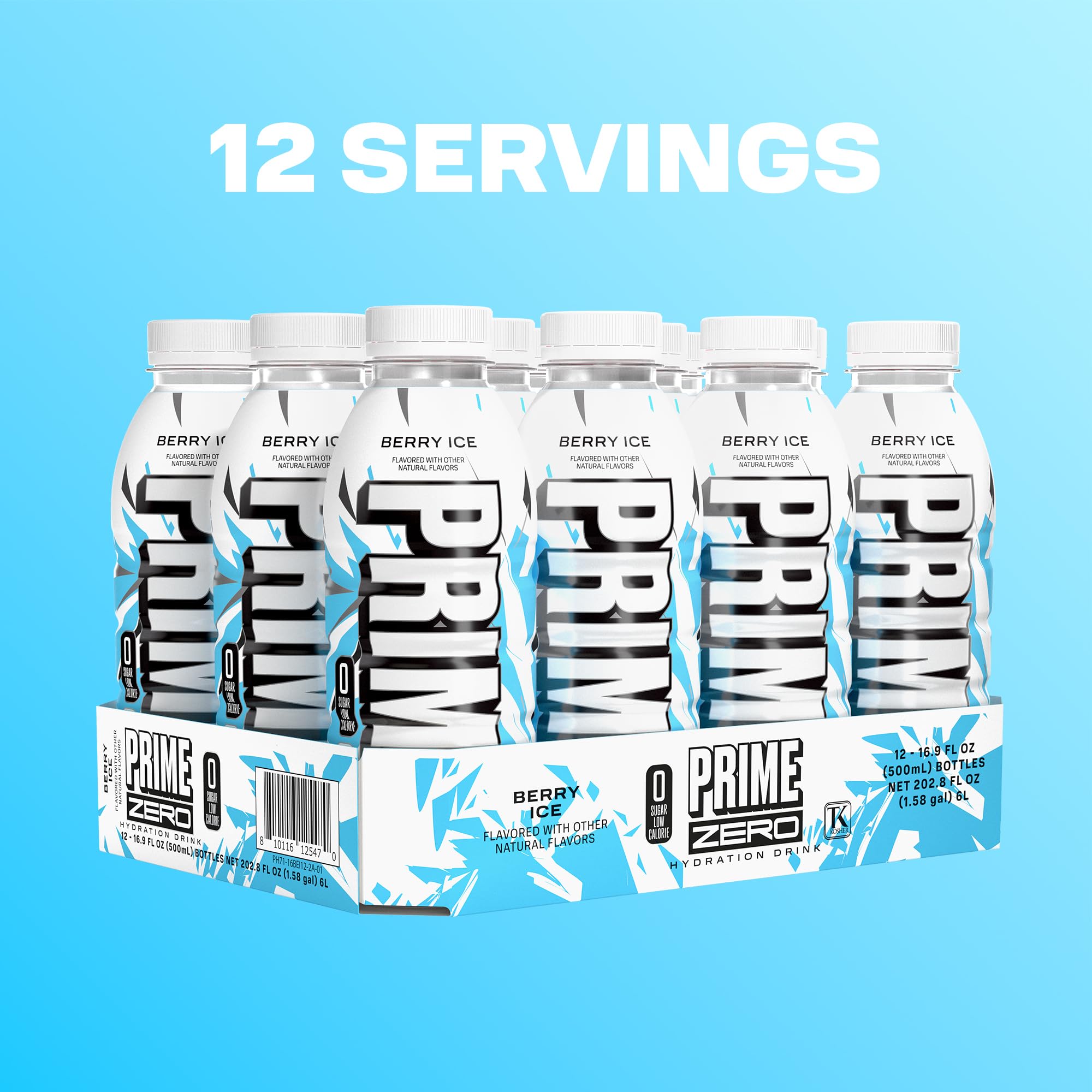PRIME HYDRATION surface detail emphasizing carbonation and crisp mouthfeel