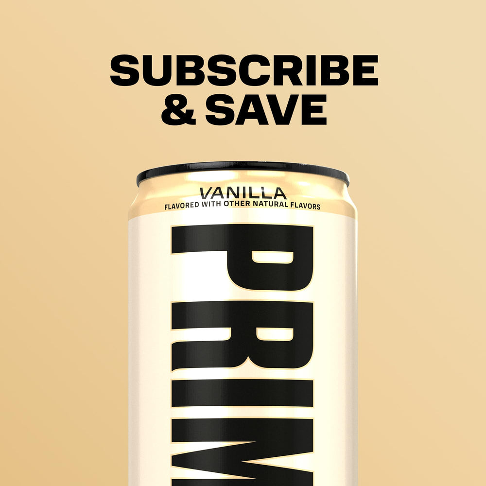 PRIME HYDRATION can tucked in backpack for on-the-go protein convenience