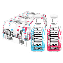 PRIME HYDRATION bottle front Berry Ice showing crisp branding and refreshing benefit