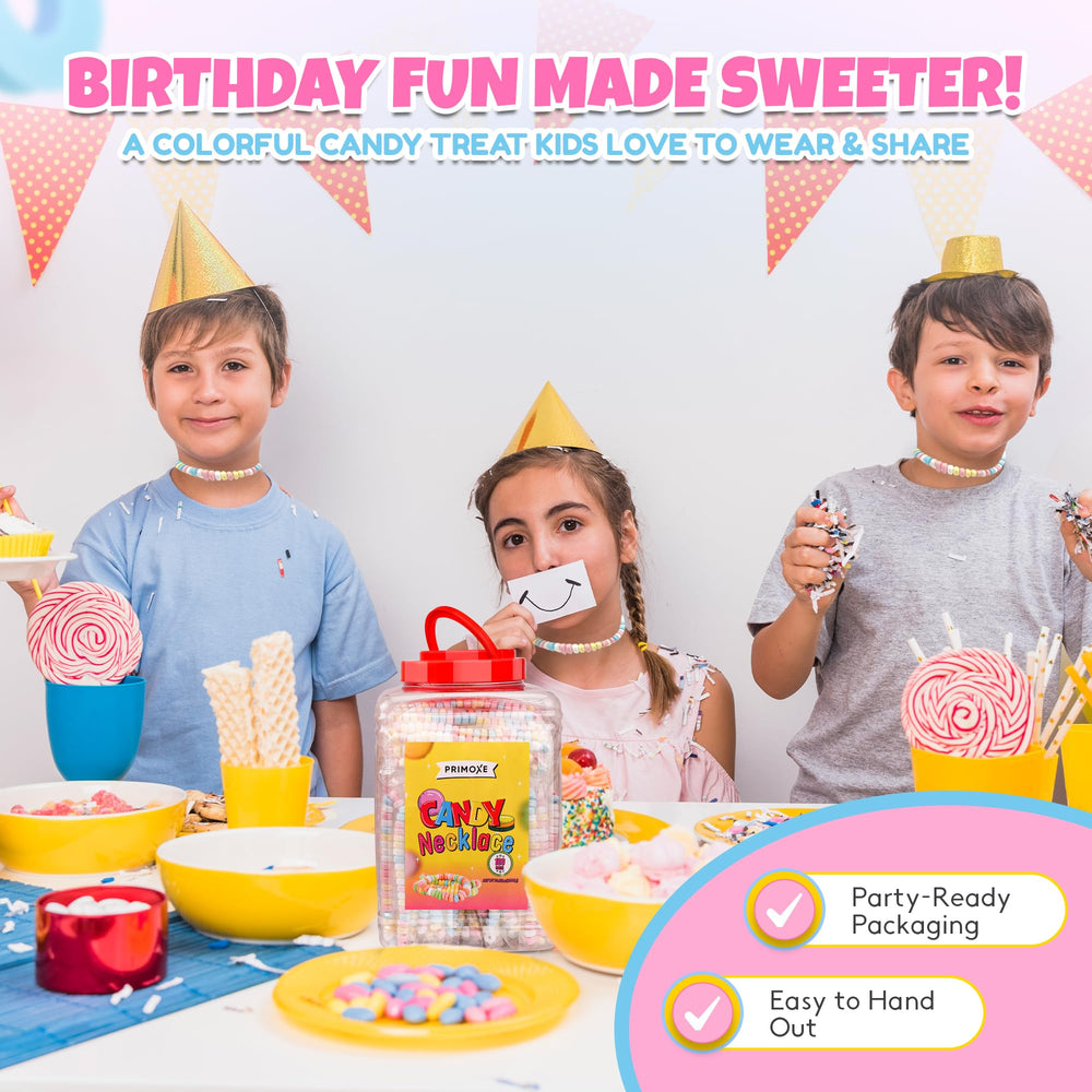 PRIMOXE wearable candy on child showing playful party use