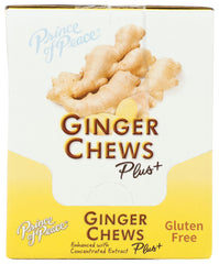 Prince Of Peace open chews closeup showing texture and fresh ginger appeal