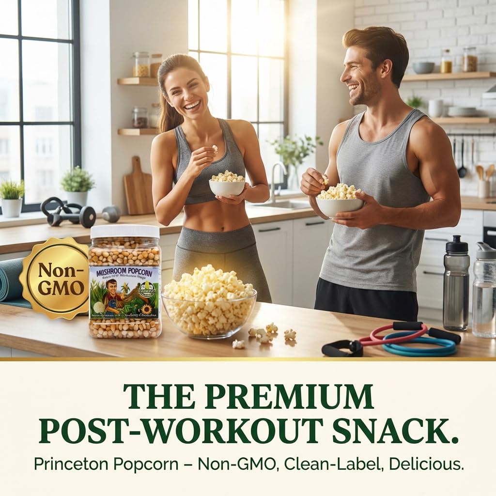 Princeton Popcorn farmer field sack conveying U.S. grown sourcing