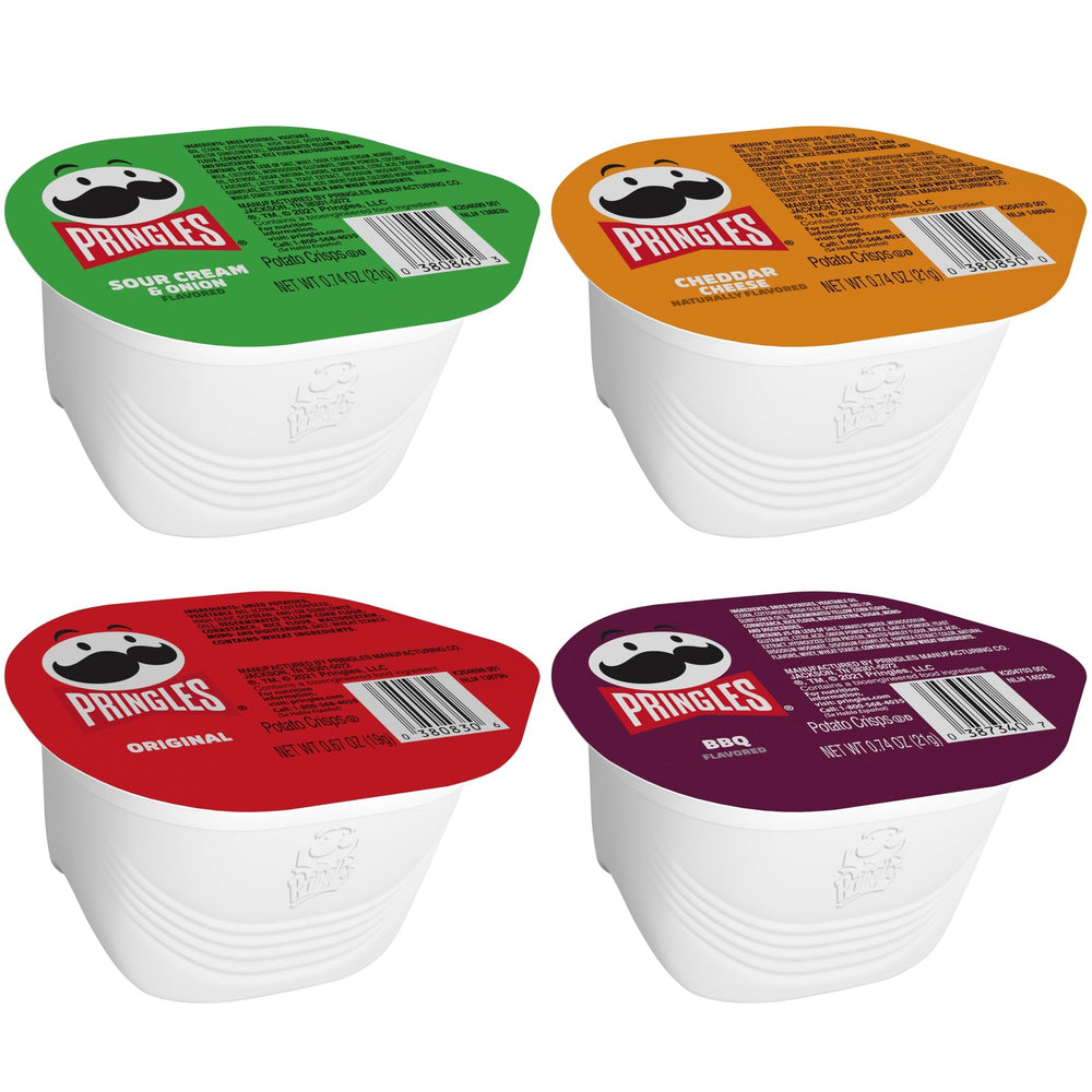 Pringles stacked cups packed in a lunchbox, Pringles convenience for school meals