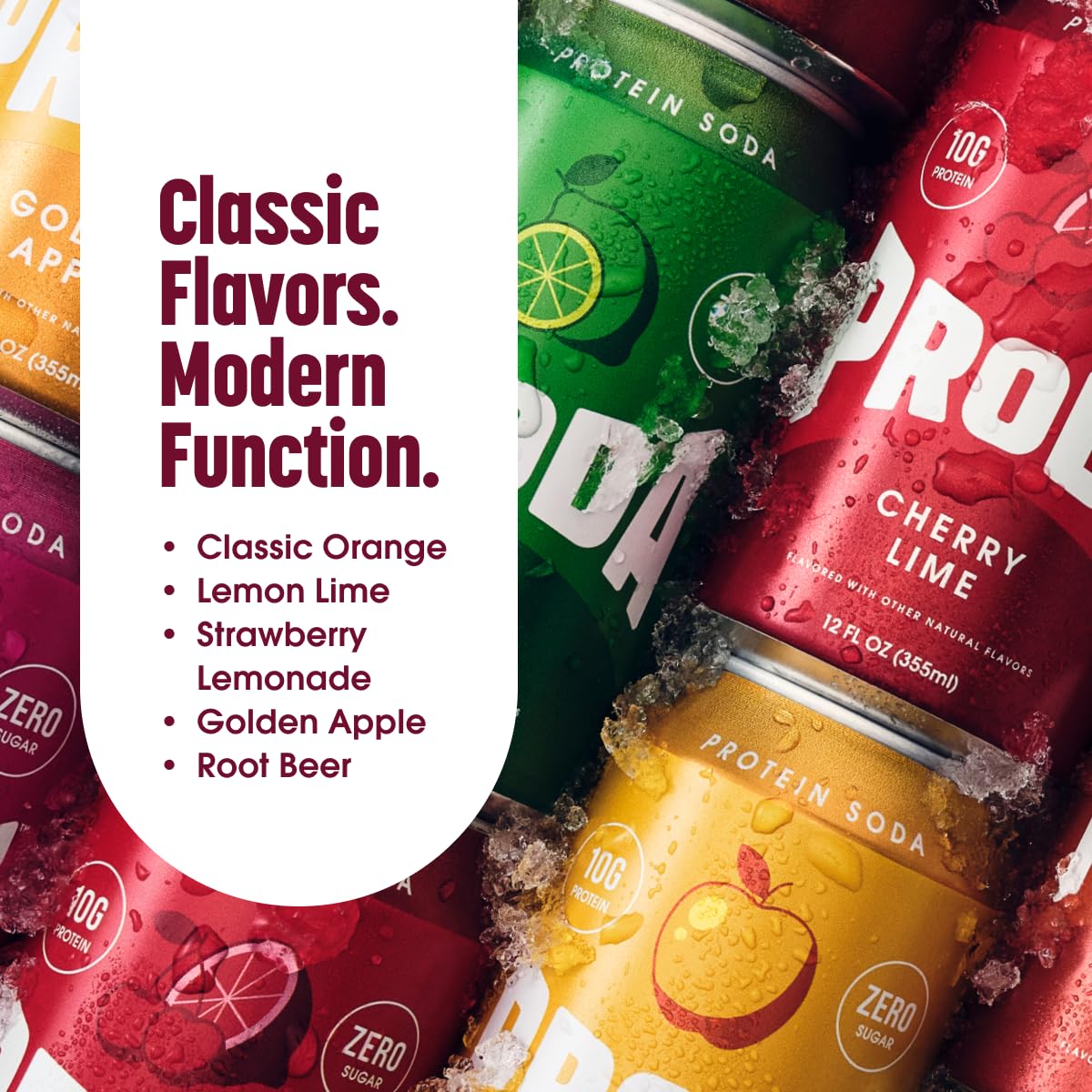 proda ingredient label showing clean, simple, non-GMO ingredients