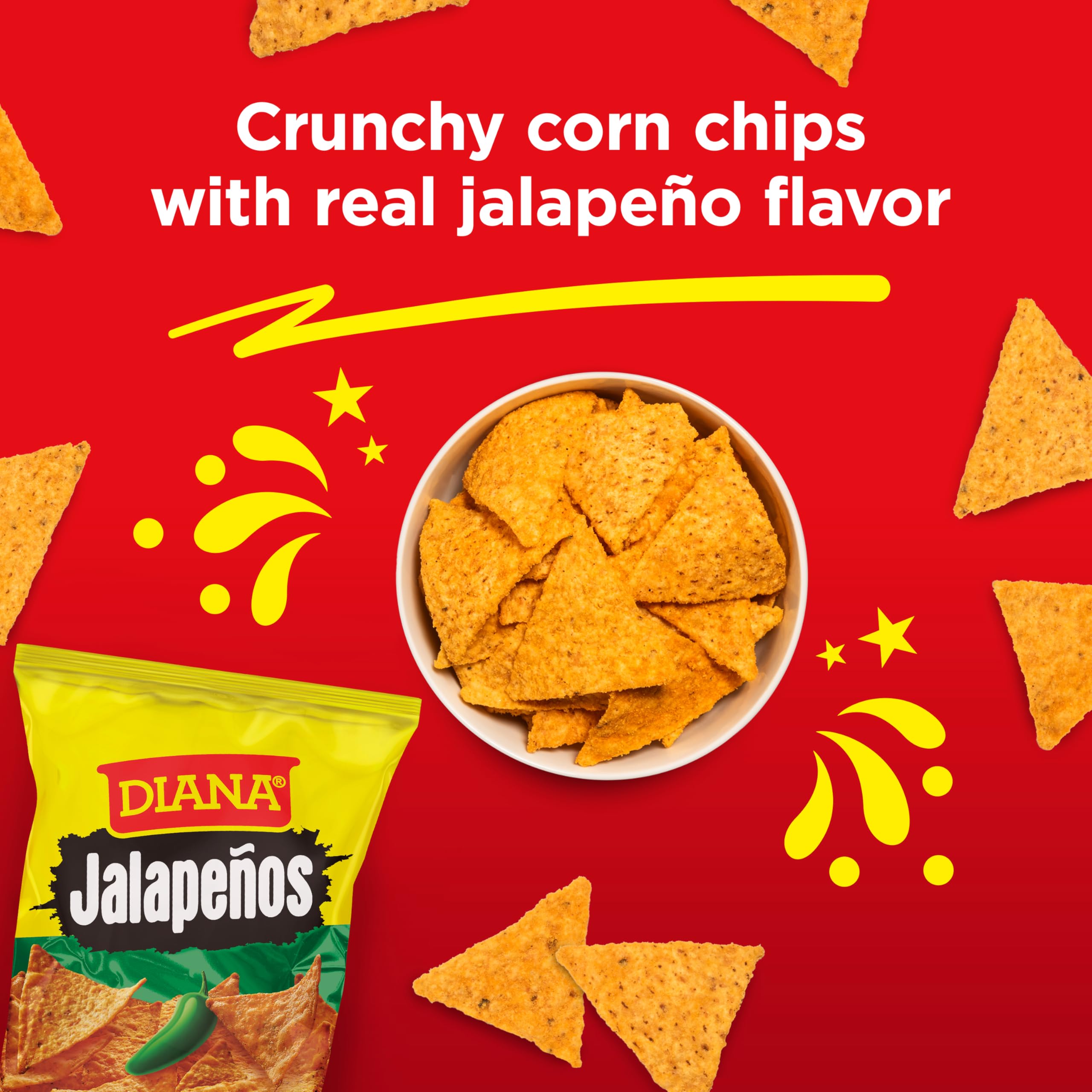 Prodiana Diana chips dipped in guacamole enhancing flavor pairing
