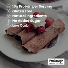 ProDough savory crepe filled with vegetables showing meal versatility
