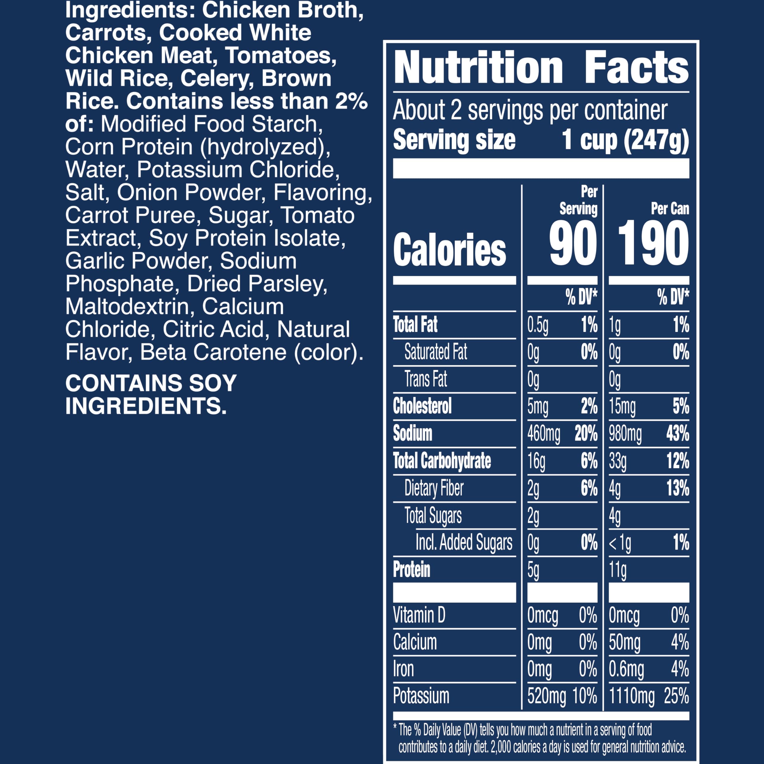 Progresso twelve-can pack stacked in pantry for long-term convenience