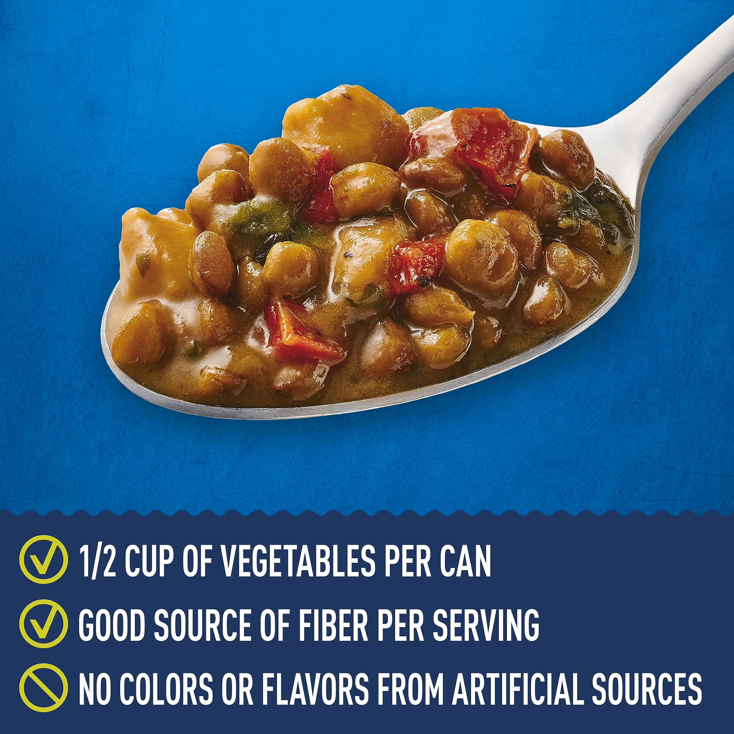 Progresso roasted red bell pepper detail adding sweet roasted flavor