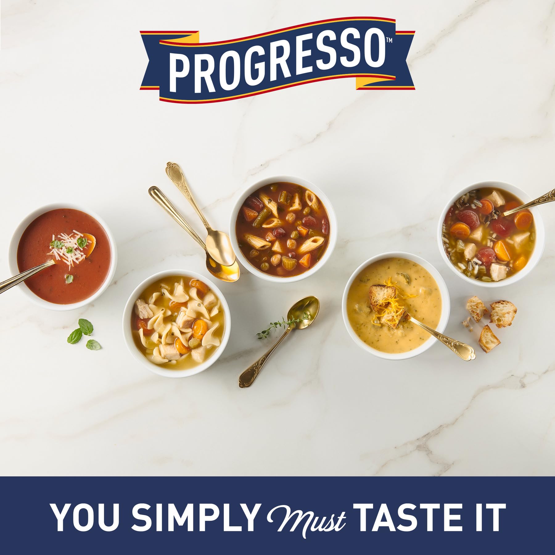 Progresso label and ingredients panel showing quality and no artificial flavors