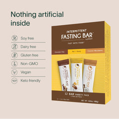 Prolon bar cross-section revealing dense texture and fiber-rich bits