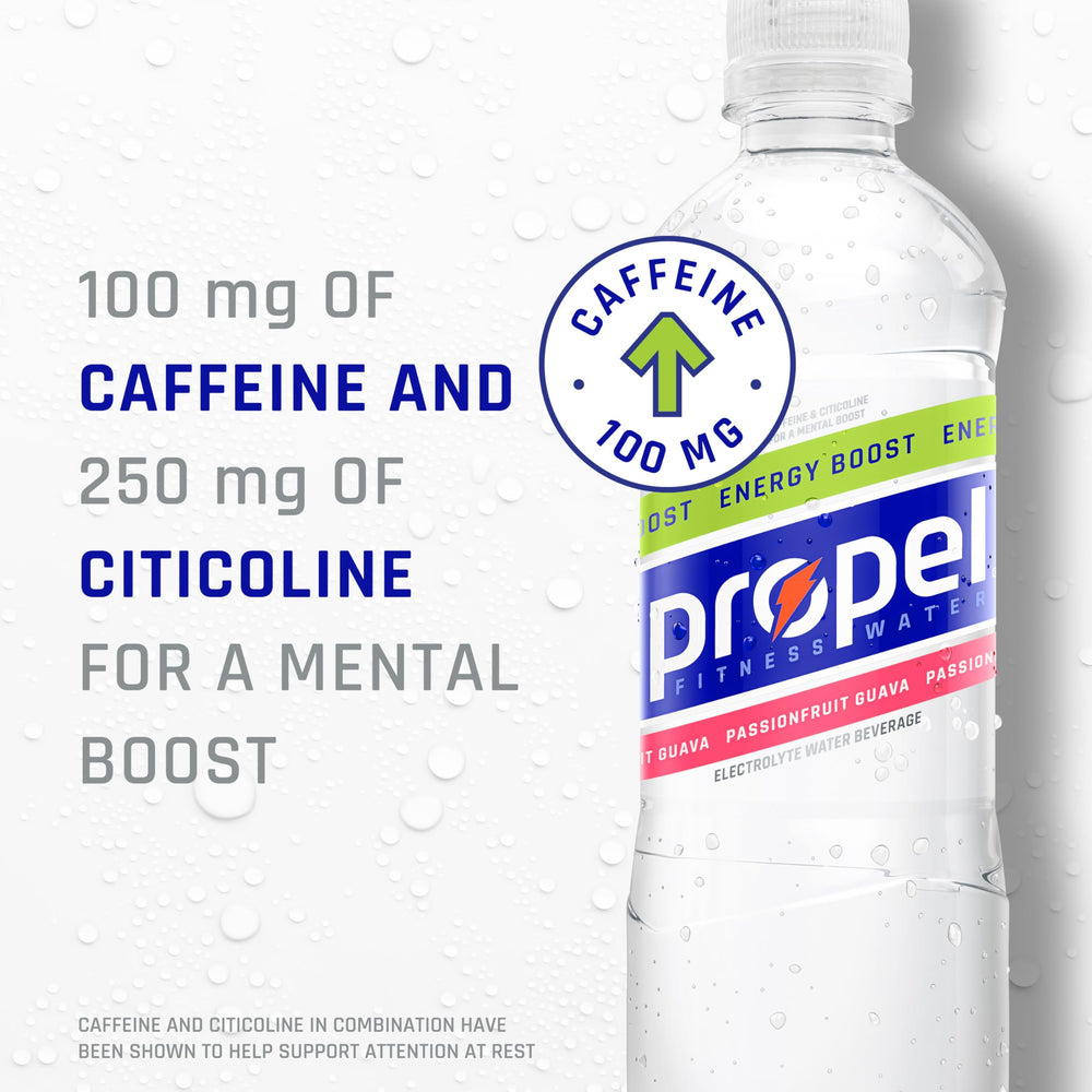 Propel Blueberry Acai bottle highlighting flavor and electrolyte boost