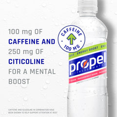 Propel Blueberry Acai bottle highlighting flavor and electrolyte boost