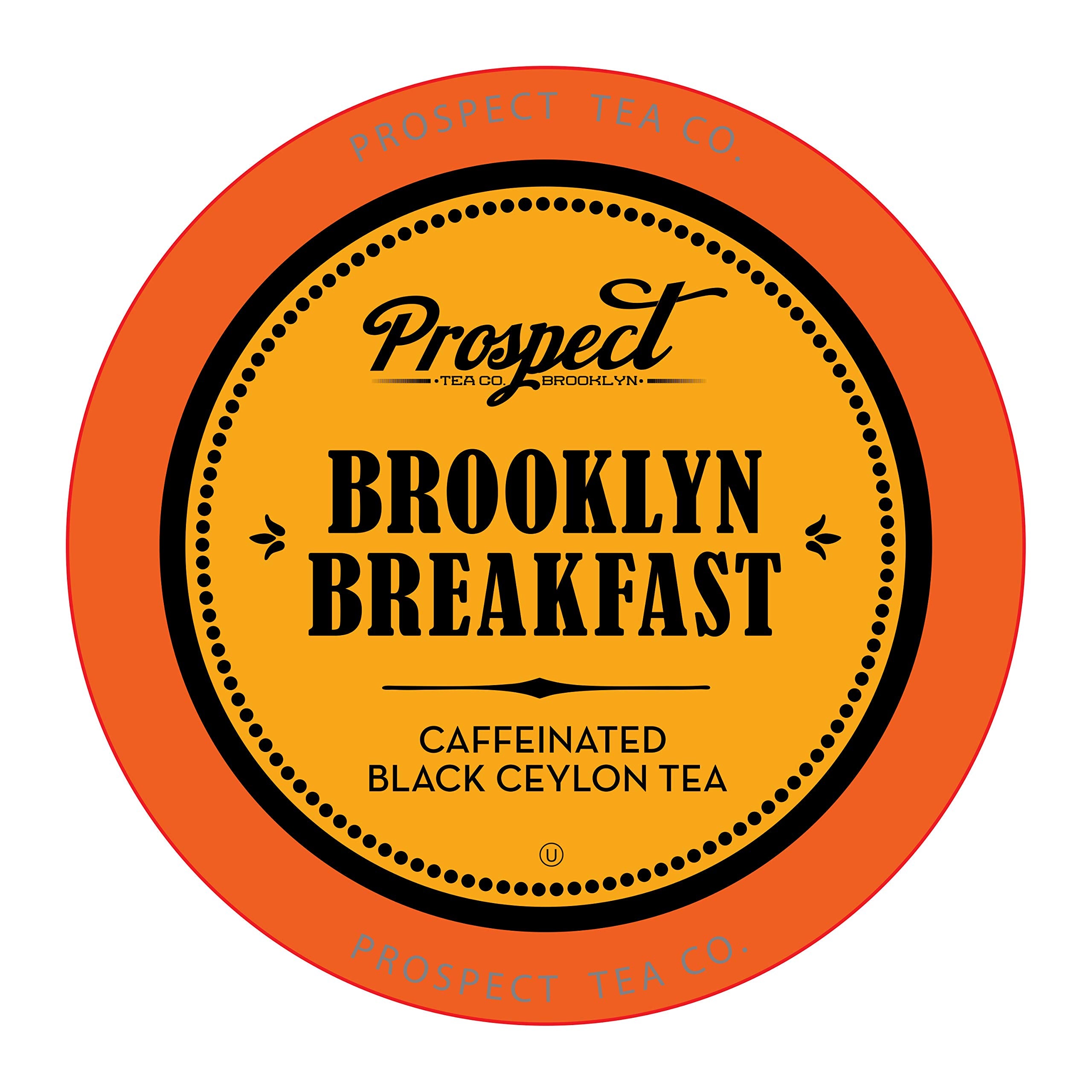 Prospect Tea Co. front packaging showing 40-count Brooklyn Breakfast for convenience