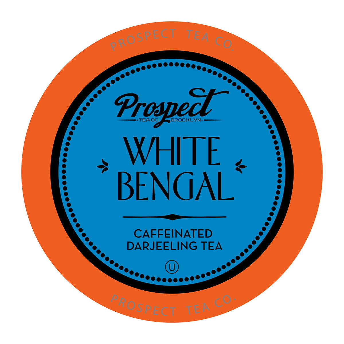 Prospect Tea Co. front packaging showing 40 pods and premium branding benefit convenience