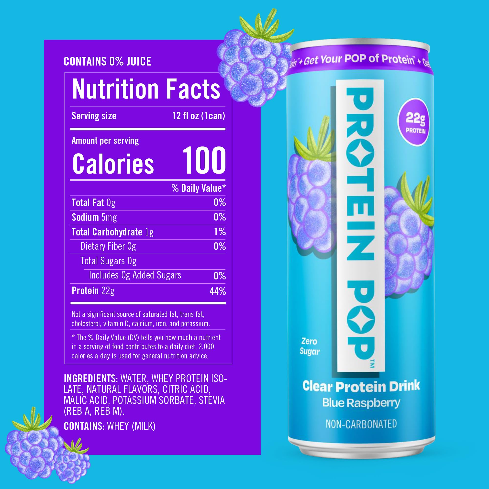 Protein Pop on beach lifestyle shot showing on-the-go refreshment