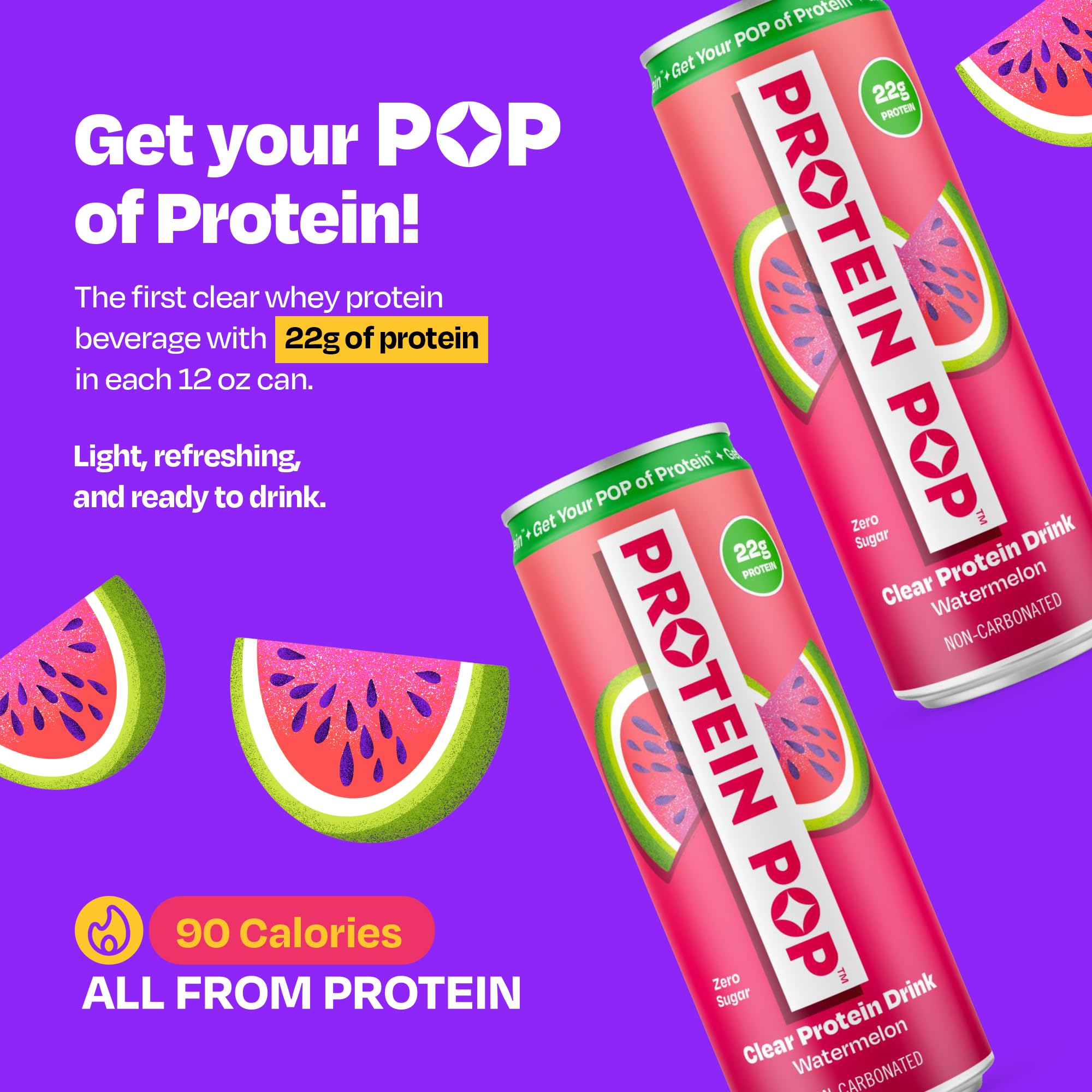 PROTEIN POP twelve-pack boxed case for storage and multi-day supply convenience