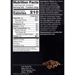 Proti-Thin two wafers in hand showing serving size and convenient portability