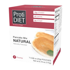 ProtiDIET front packaging showing product and serving information for quick identification and trust