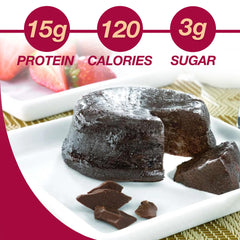ProtiDIET single pouch open with dry mix highlighting quick convenience benefit
