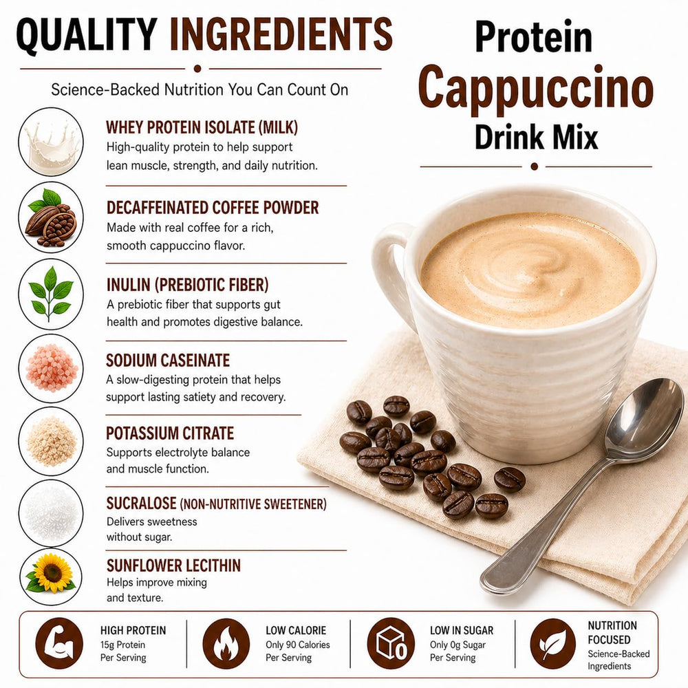ProtiFit powder texture spoon view highlighting fine mixability and creamy finish