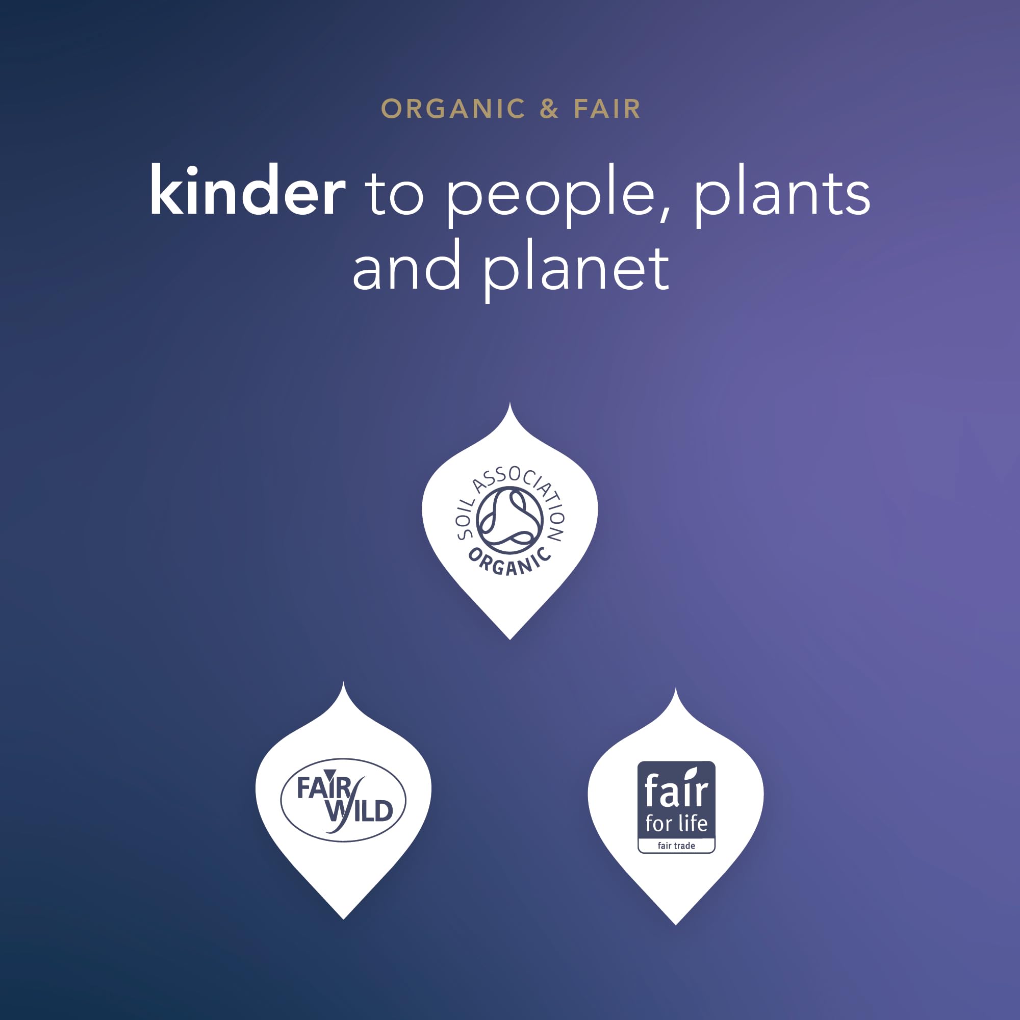 Pukka product label and ingredient list showing organic sourcing and transparency