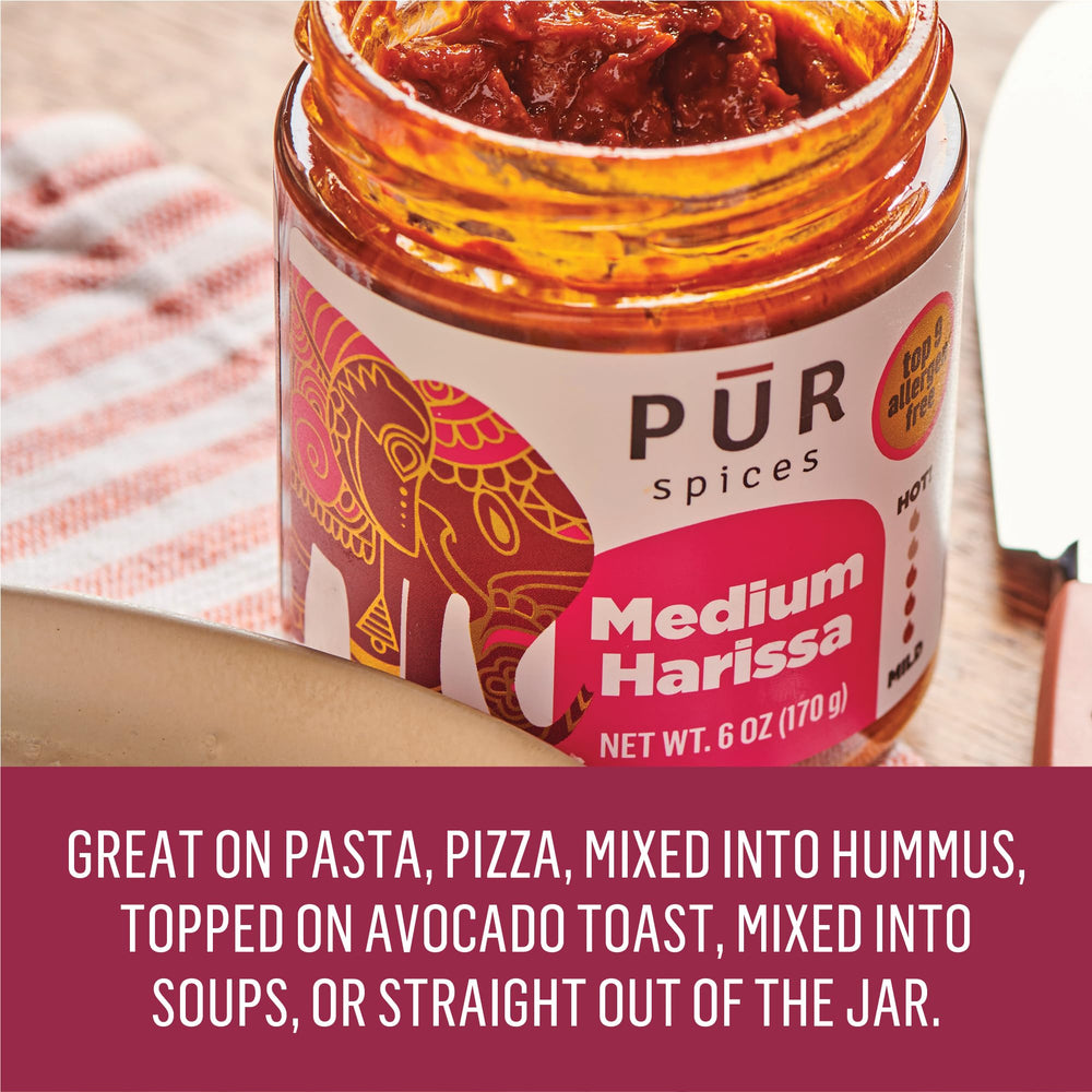 PUR Spices harissa served as dip in bowl for easy entertaining