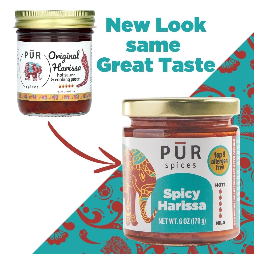 PUR Spices open jar close-up texture showcasing thick chili paste