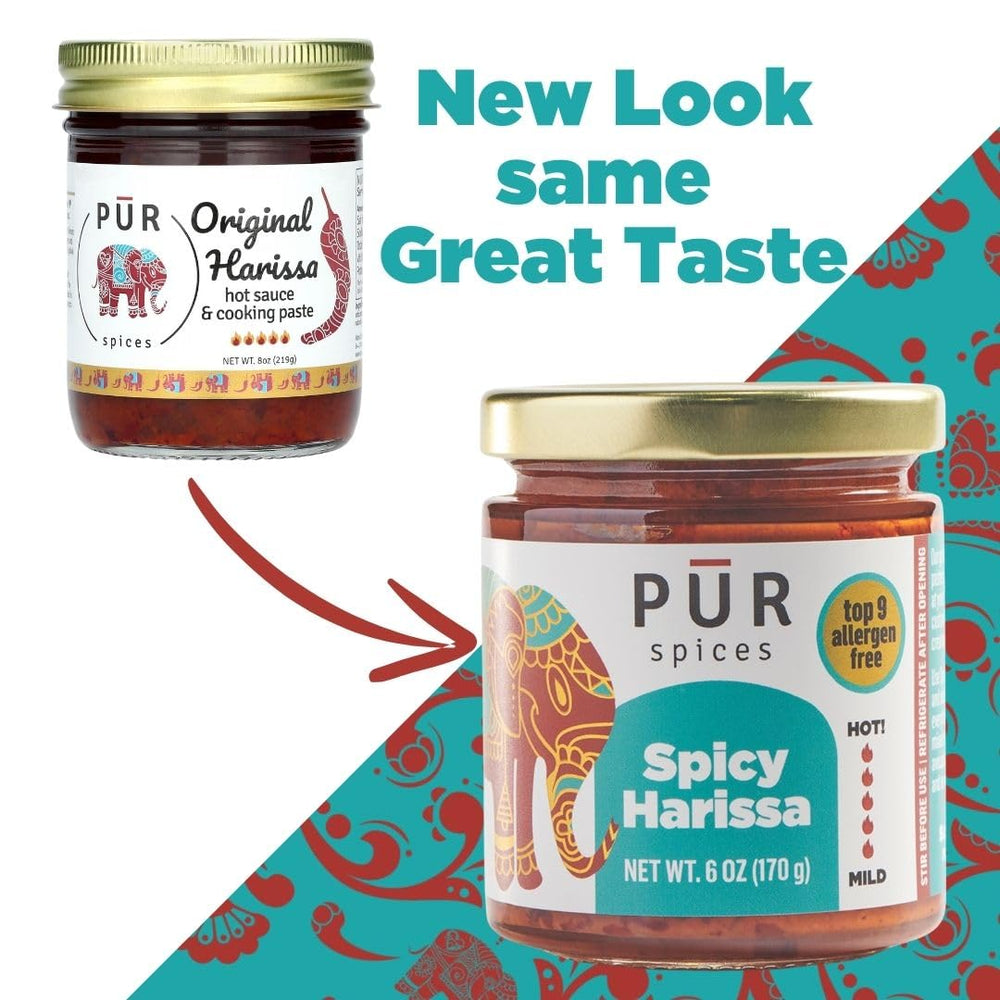 PUR Spices open jar close-up texture showcasing thick chili paste