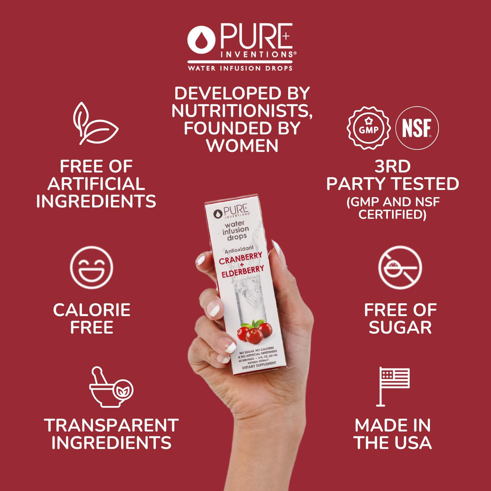 Pure Inventions glass bottle cap and label detail representing premium packaging