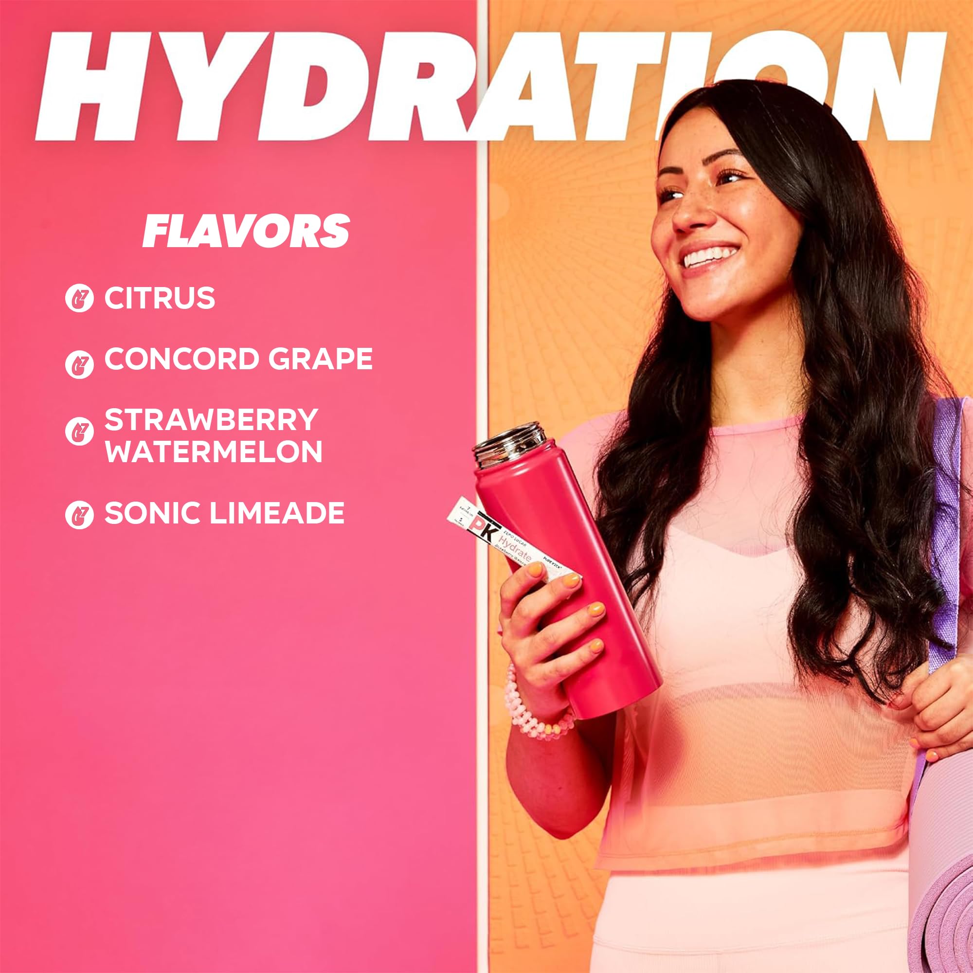 PURE KICK drink on a gym bench with towel, conveys workout-ready energy
