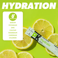 PURE KICK single packet close-up revealing fine powder and easy tear