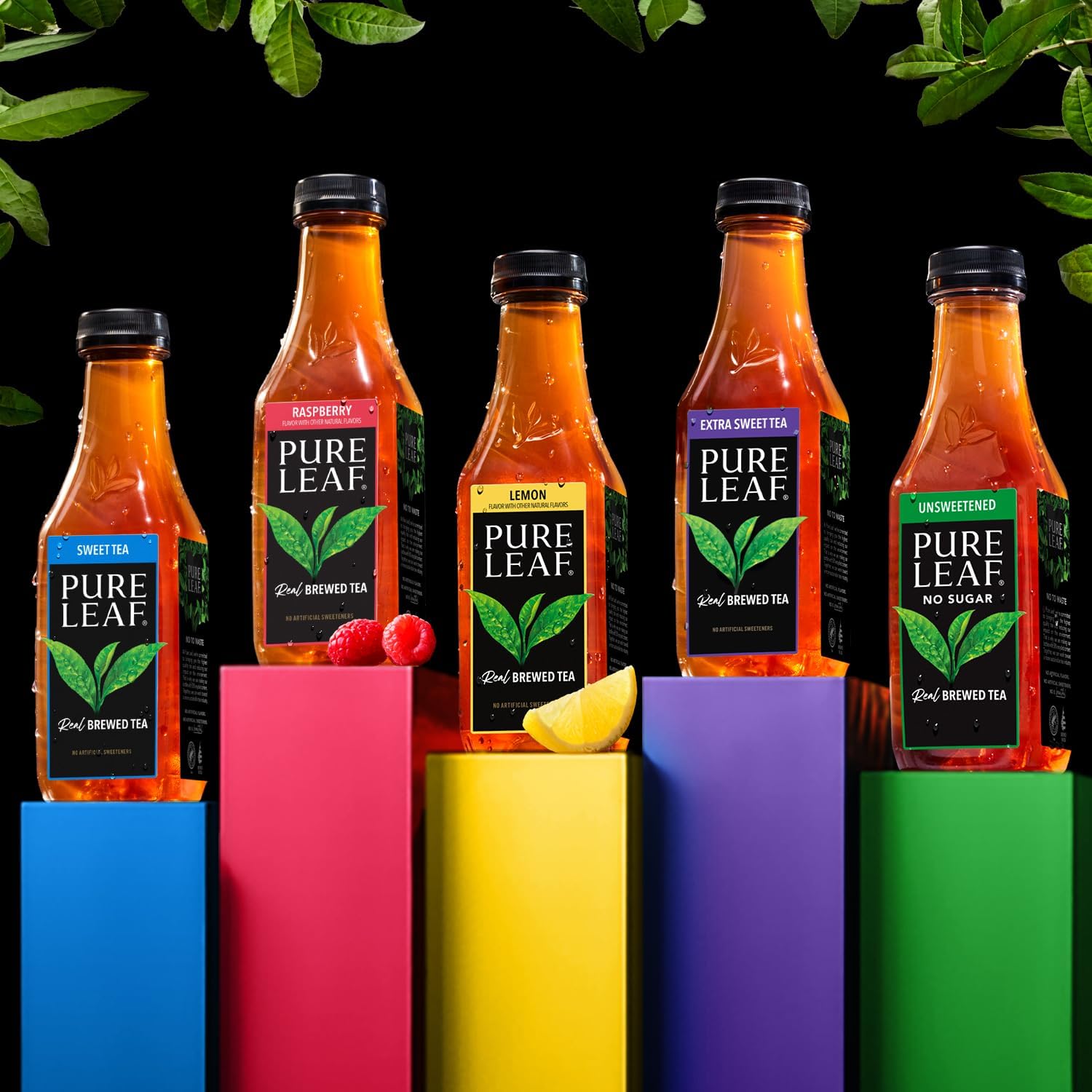 Pure Leaf bottle in hand showing single-serve size and portability