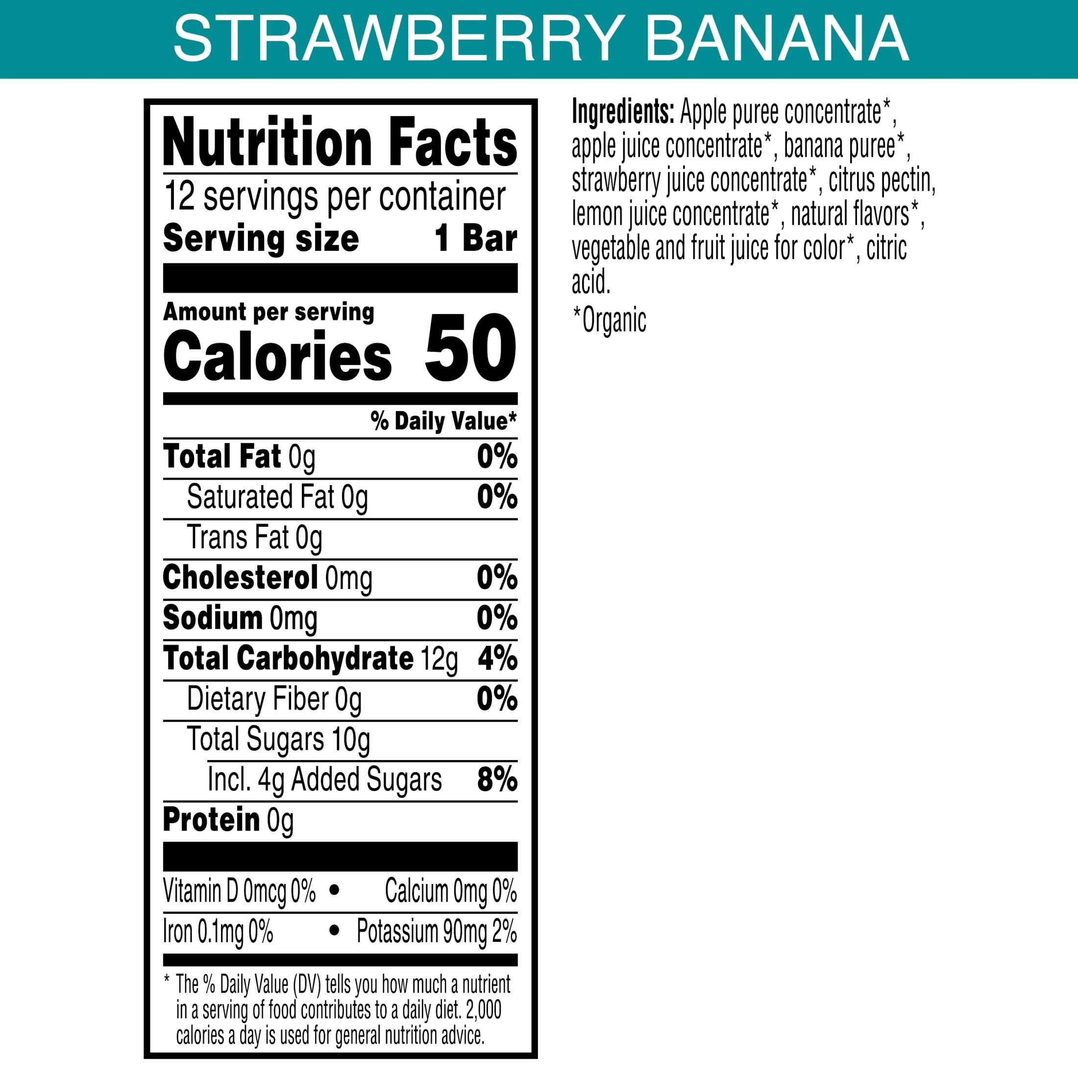 Pure Organic bar in hand for scale and easy snack portion visual