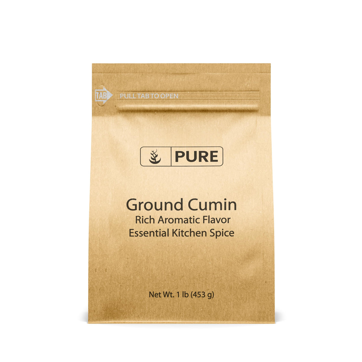 PURE Original Ingredients front packaging showing 1 lb bag and clean label benefit