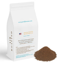 Purelife Enema open bag with ground coffee visible for easy use