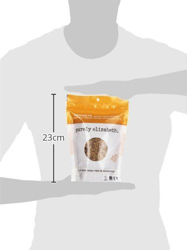 Purely Elizabeth granola in bowl with milk illustrating ready-to-eat breakfast convenience