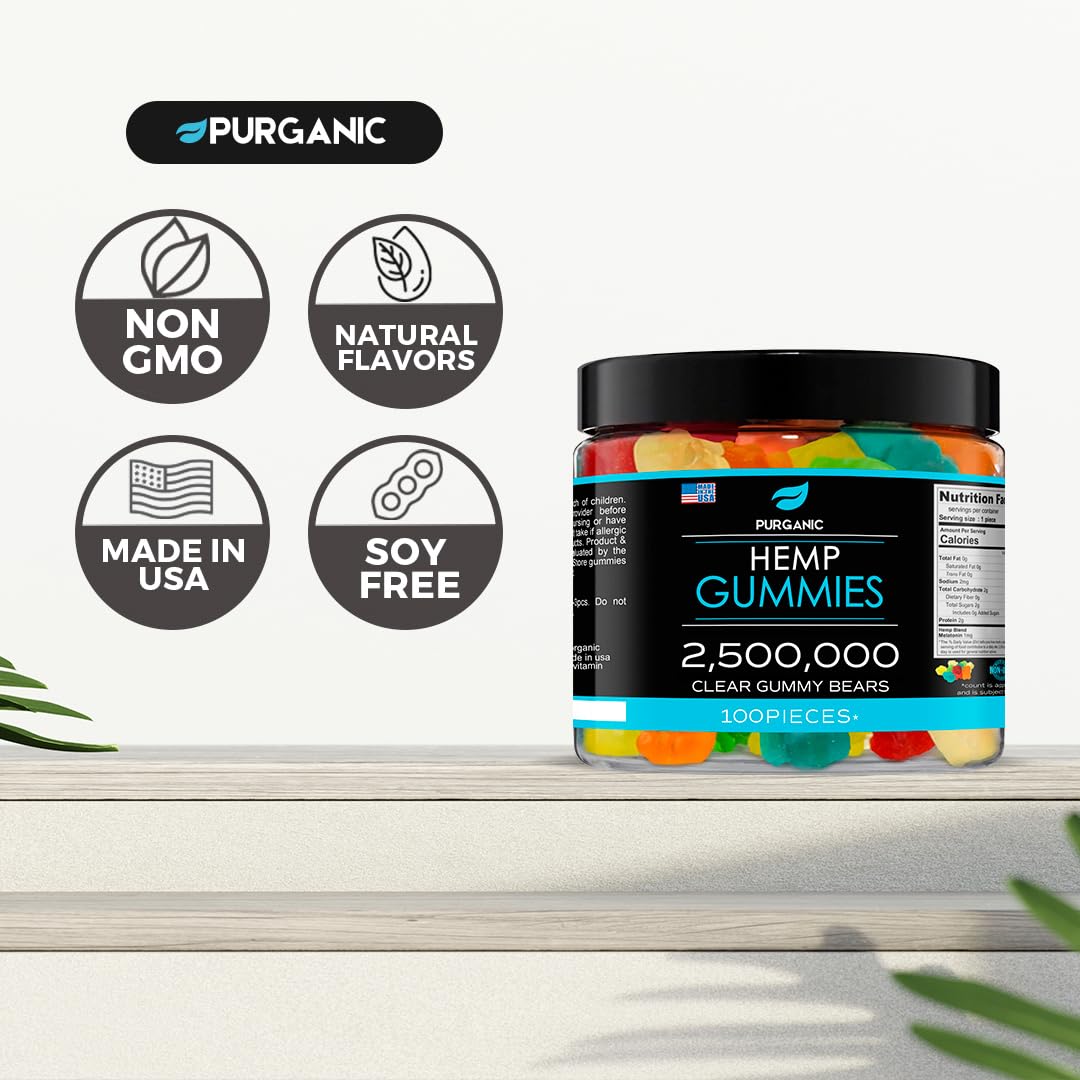 Purganic gummies texture side emphasizing soft chew and consistent quality