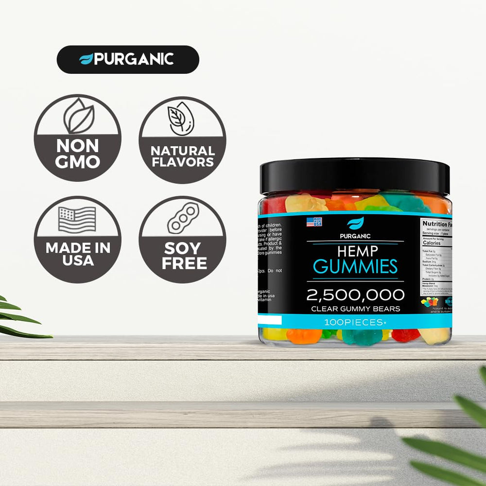 Purganic gummies texture side emphasizing soft chew and consistent quality