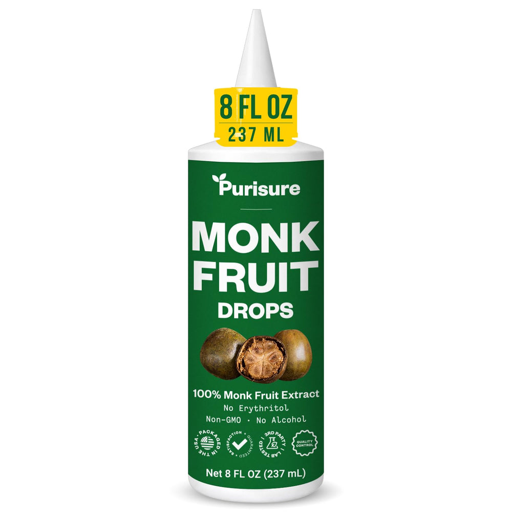 Purisure front bottle showing clean packaging and serving info benefit