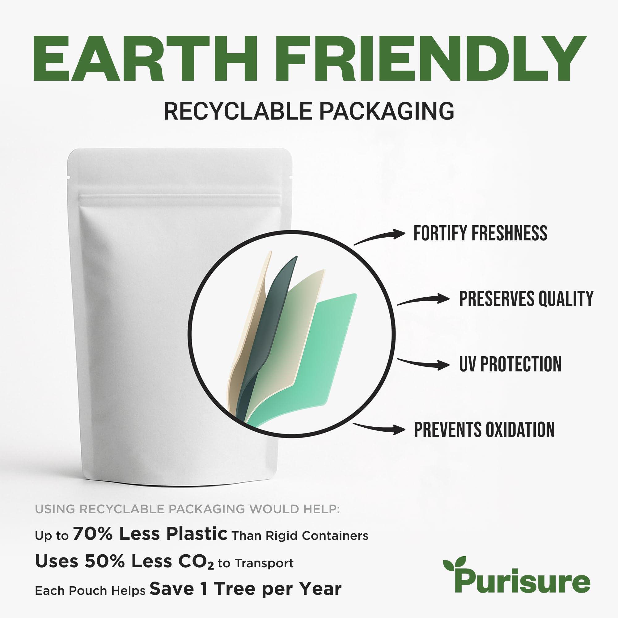 Purisure added to iced tea illustrating quick blending and cold beverage benefit
