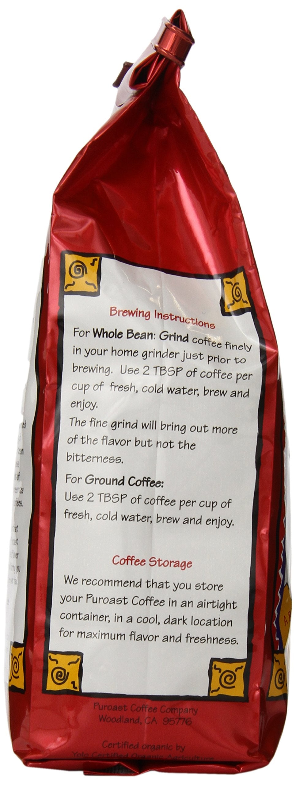 Puroast brewed cup in kitchen setting illustrating gentle taste and easy digestion
