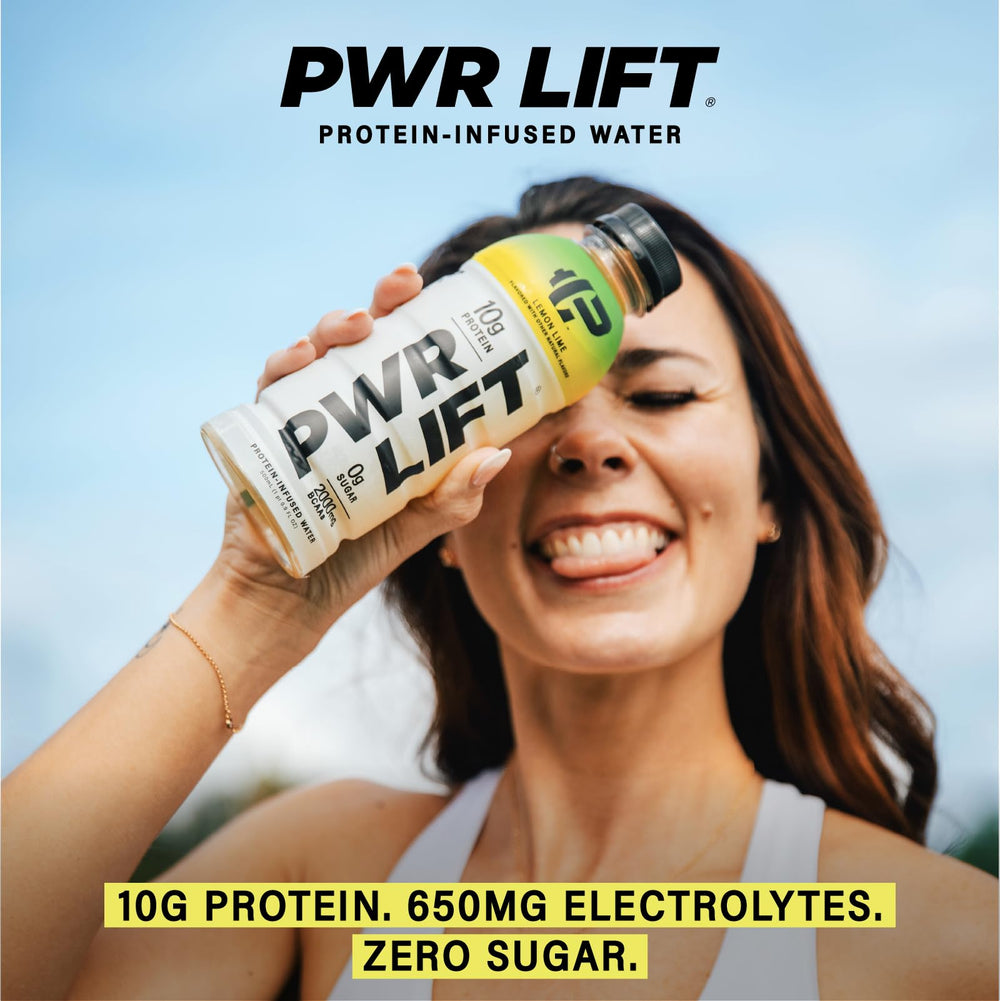PWR LIFT side label with nutrition facts and ingredient clarity benefit