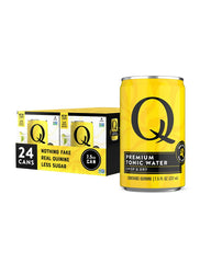 Q MIXERS Q TONIC WATER front can view showcasing crisp, less-sweet mixer